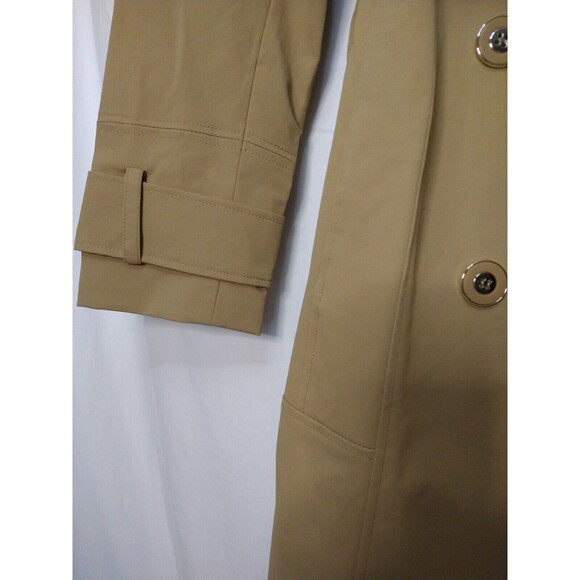 NWT New York & Company 7th Avenue Design Studio Size XL Coat Brown Tan Buttons - Picture 6 of 15